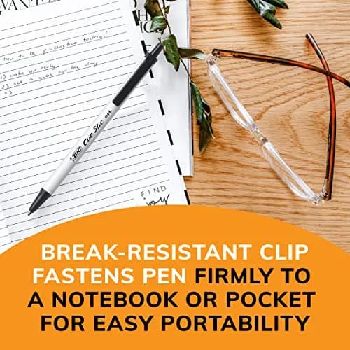 BIC Clic Stic Retractable Ballpoint Pens, Medium Point (1.0mm), 48 Count | Smooth Ink Flow thumbnail 5