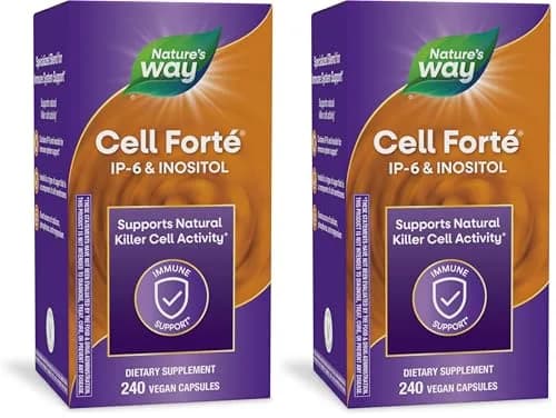 Nature's Way Cell Forté IP-6 & Inositol Immune Support Supplement 480 Capsules (Pack of 2) | Supports Natural Killer-Cell Activity thumbnail 1