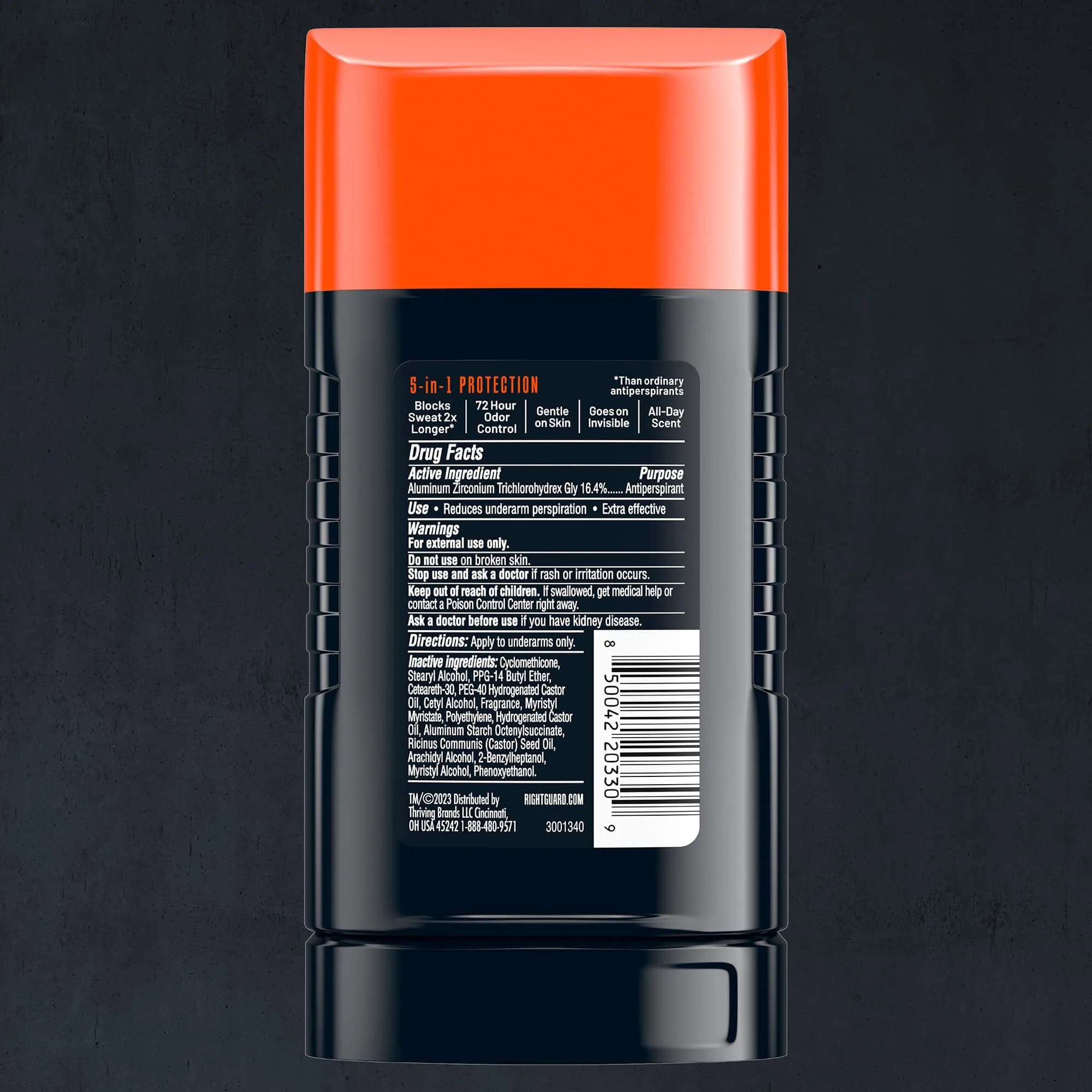 Right Guard Xtreme Defense Invisible Solid Antiperspirant Deodorant Fresh Blast 2.6 oz (Pack of 8) | 72-Hour Odor Control - view 4