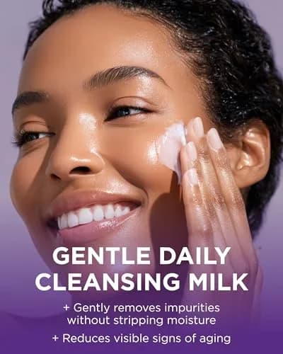Andalou Naturals Apricot Probiotic Cleansing Milk 356ml (12 fl oz) | Gentle Daily Hydrating Face Cleanser For Dry, Dehydrated Skin thumbnail 2