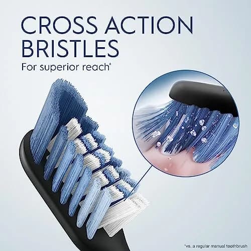Oral-B Clic Replacement Brush Heads Black Pack of 4 | Next Gen Criss-Cross Bristles thumbnail 3