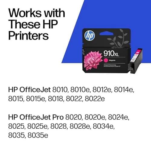 HP 910XL Magenta High-Yield Ink Cartridge 2-Pack | Fade-Resistant Documents & Brilliant Images thumbnail 2
