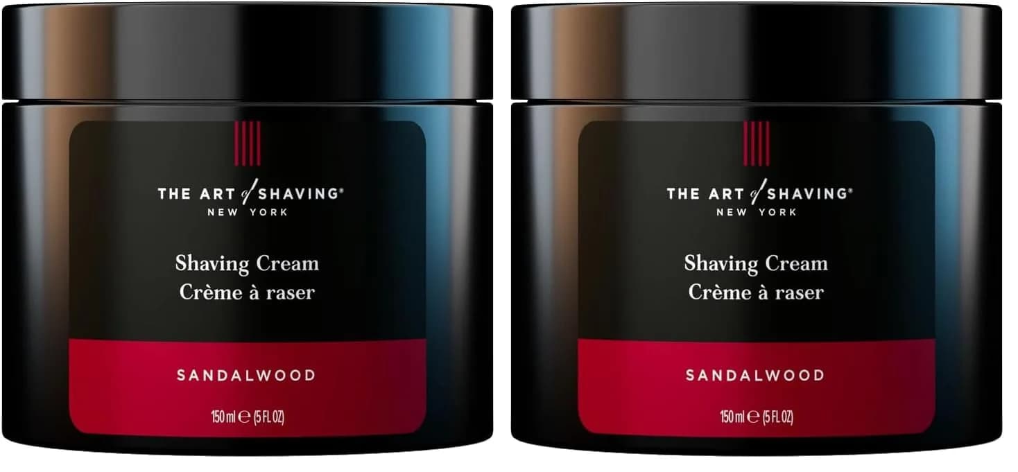 The Art of Shaving Sandalwood Shaving Cream for Men | 5 Fl Oz (Pack of 2) - main product image