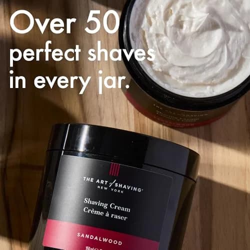 The Art of Shaving Sandalwood Shaving Cream for Men – 296ml (10 Fl Oz) | Protects Against Irritation and Razor Burn thumbnail 4