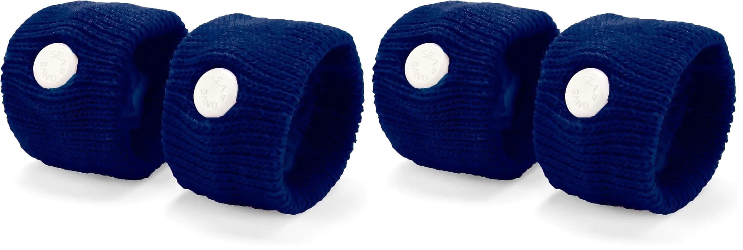 Sea-Band Acupressure Wristbands for Nausea Relief - Navy Blue (Pack of 2) — Pack of 2