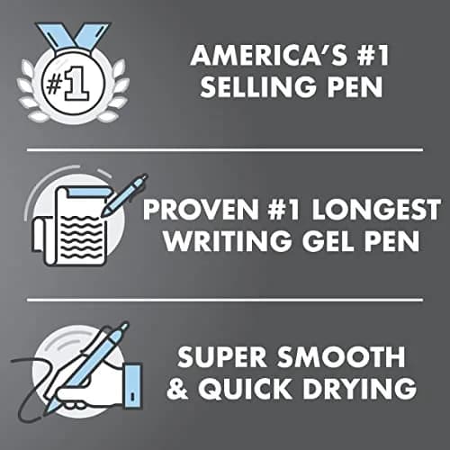PILOT G2 Premium Gel Roller Pens, Extra Fine Point 0.5 mm, Black Ink, 24 Pens | Ideal for School, Journaling & Office Writing thumbnail 4