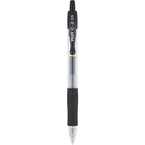 PILOT G2 Premium Gel Roller Pens, Extra Fine Point 0.5 mm, Black Ink, 24 Pens | Ideal for School, Journaling & Office Writing thumbnail 6