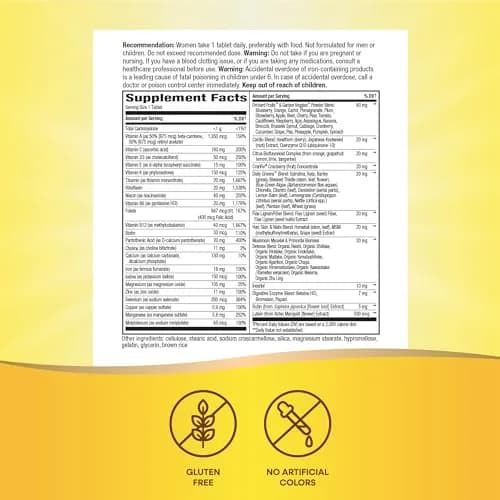 Nature's Way Alive! Women's Daily Ultra Multivitamin 300 Tablets (150 Count Pack of 2) | High Potency Formula for Energy Metabolism & Muscle Function thumbnail 5