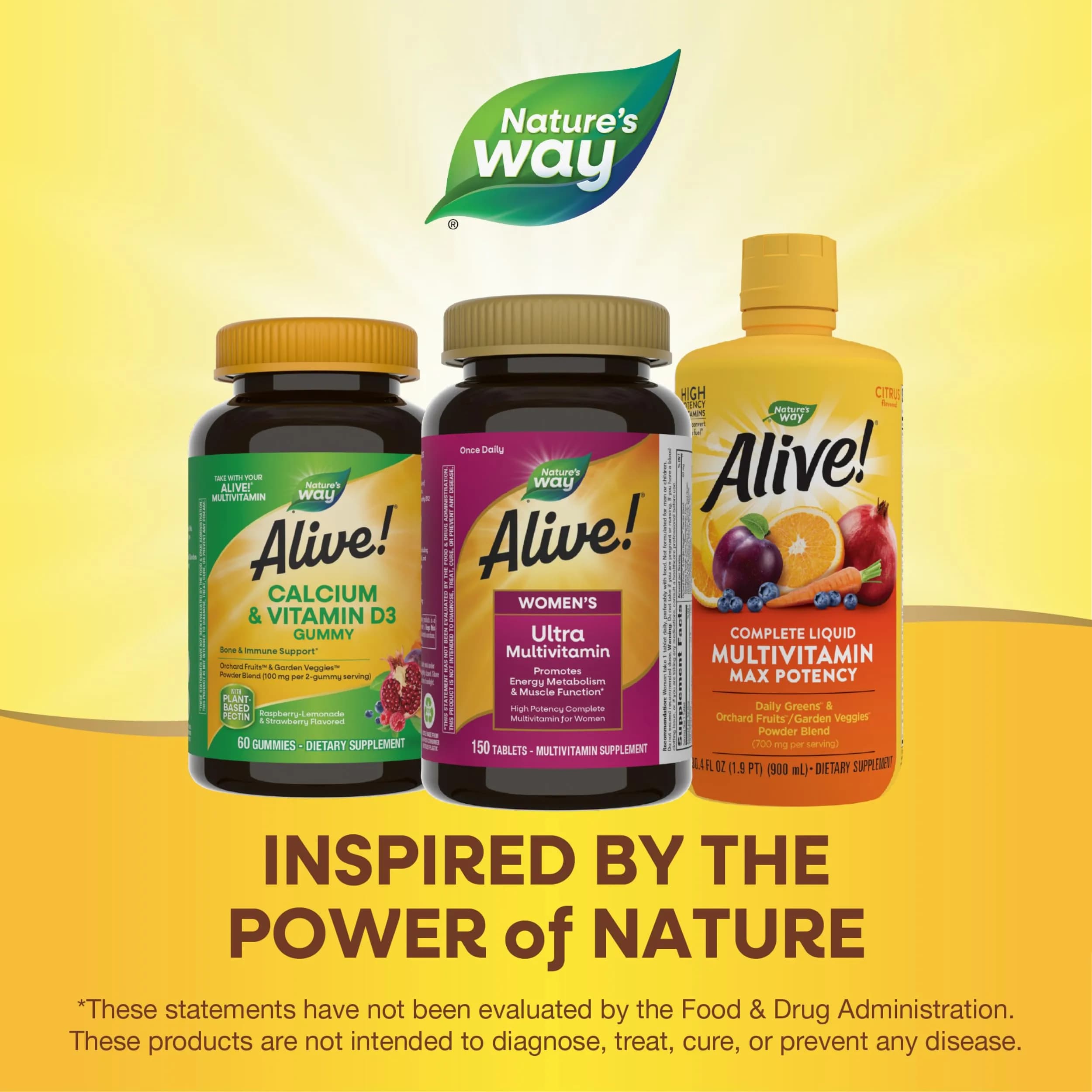 Nature's Way Alive! Women's Daily Ultra Multivitamin 300 Tablets (150 Count Pack of 2) | High Potency Formula for Energy Metabolism & Muscle Function - view 7