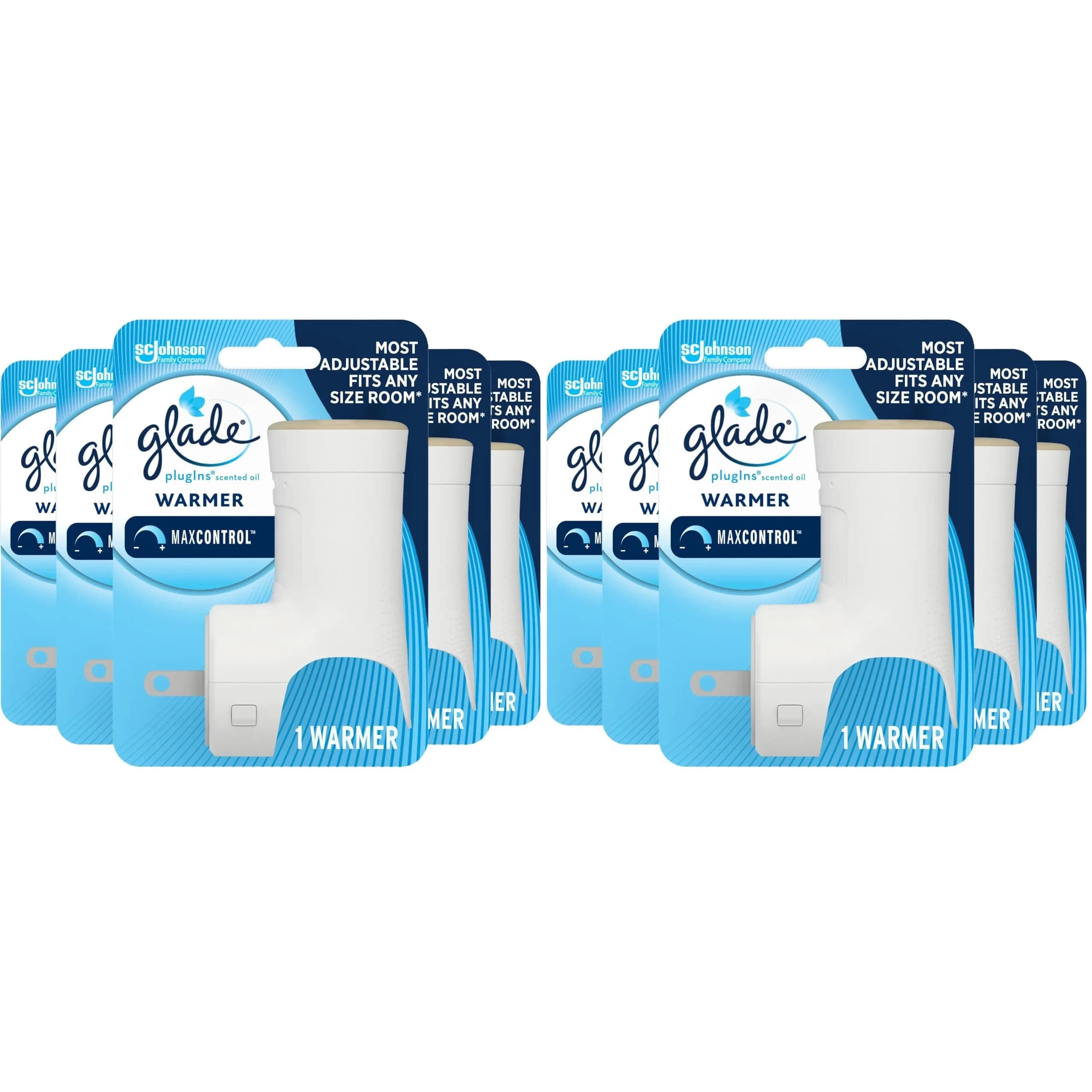 Glade PlugIns Air Freshener Warmer White 10 Count (Pack of 2) | Works with All Glade Fragrances - main product image