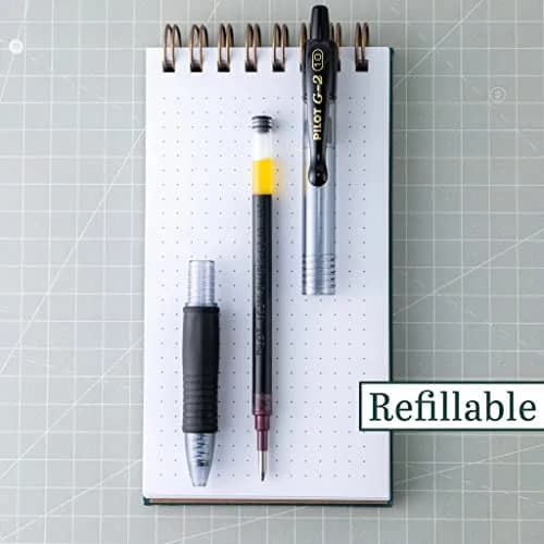PILOT G2 Premium Refillable Gel Pens 4 Pack | Bold Point, Black Ink, 1.0mm thumbnail 4