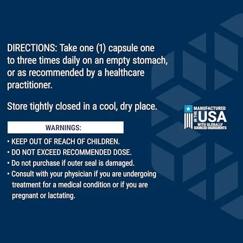 Life Extension L-Lysine 620mg Vegetarian Capsules (200 Count) | Essential Amino Acid for Healthy Nitrogen Balance thumbnail 6