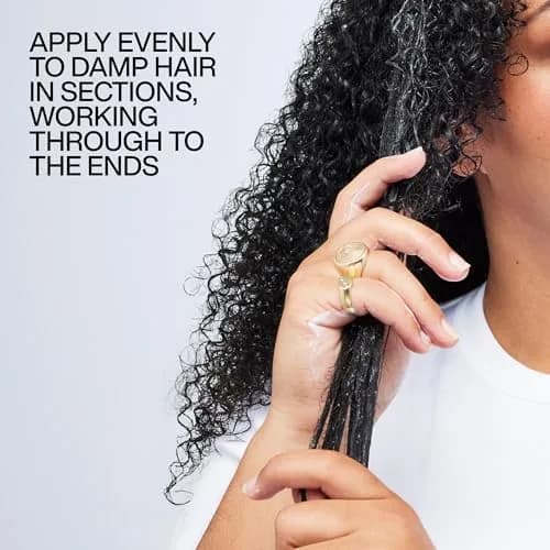 Redken Hydrating Curl Cream for Curly & Coily Hair, 400ml (13.6 Fl Oz) | 72-Hour Definition & Frizz Control thumbnail 6
