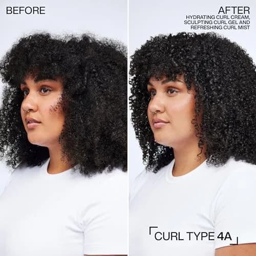 Redken Hydrating Curl Cream for Curly & Coily Hair, 400ml (13.6 Fl Oz) | 72-Hour Definition & Frizz Control thumbnail 3
