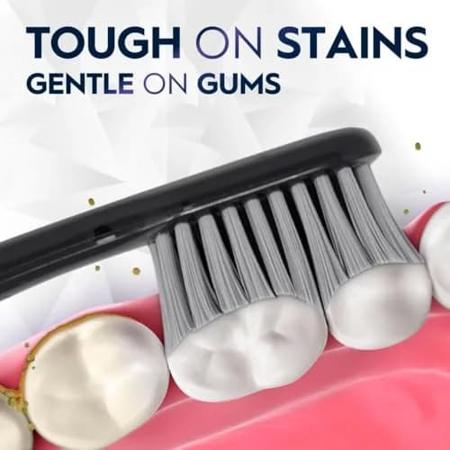 Oral-B 3D White Brilliance Toothbrushes Extra Soft Pack of 8 | Tough on Plaque, Gentle on Gums, Whitening thumbnail 2
