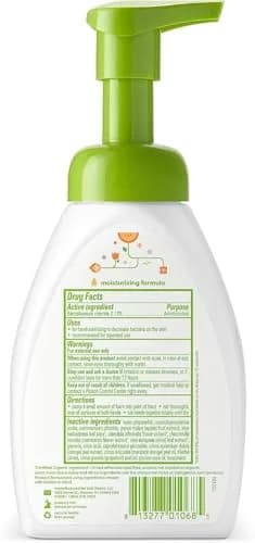 Babyganics Alcohol-Free Foaming Hand Sanitizer Mandarin 250ml (8.45 Fl Oz) | Kills 99.9% Bacteria thumbnail 2