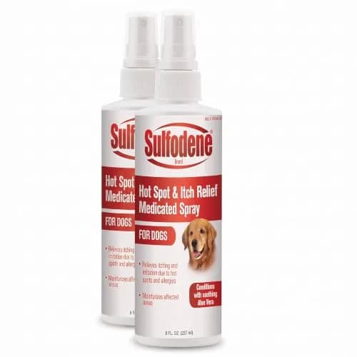 Sulfodene Hot Spot & Itch Relief Medicated Spray for Dog 8oz (Pack of 2) | Moisturizing & Soothing Relief thumbnail 1