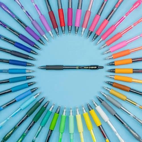 PILOT G2 Premium Gel Pens, Fine Point 0.7mm Assorted Colors 8-Count (Pack of 2) | Smooth Writing Gel Ink Rollerball Pens thumbnail 6