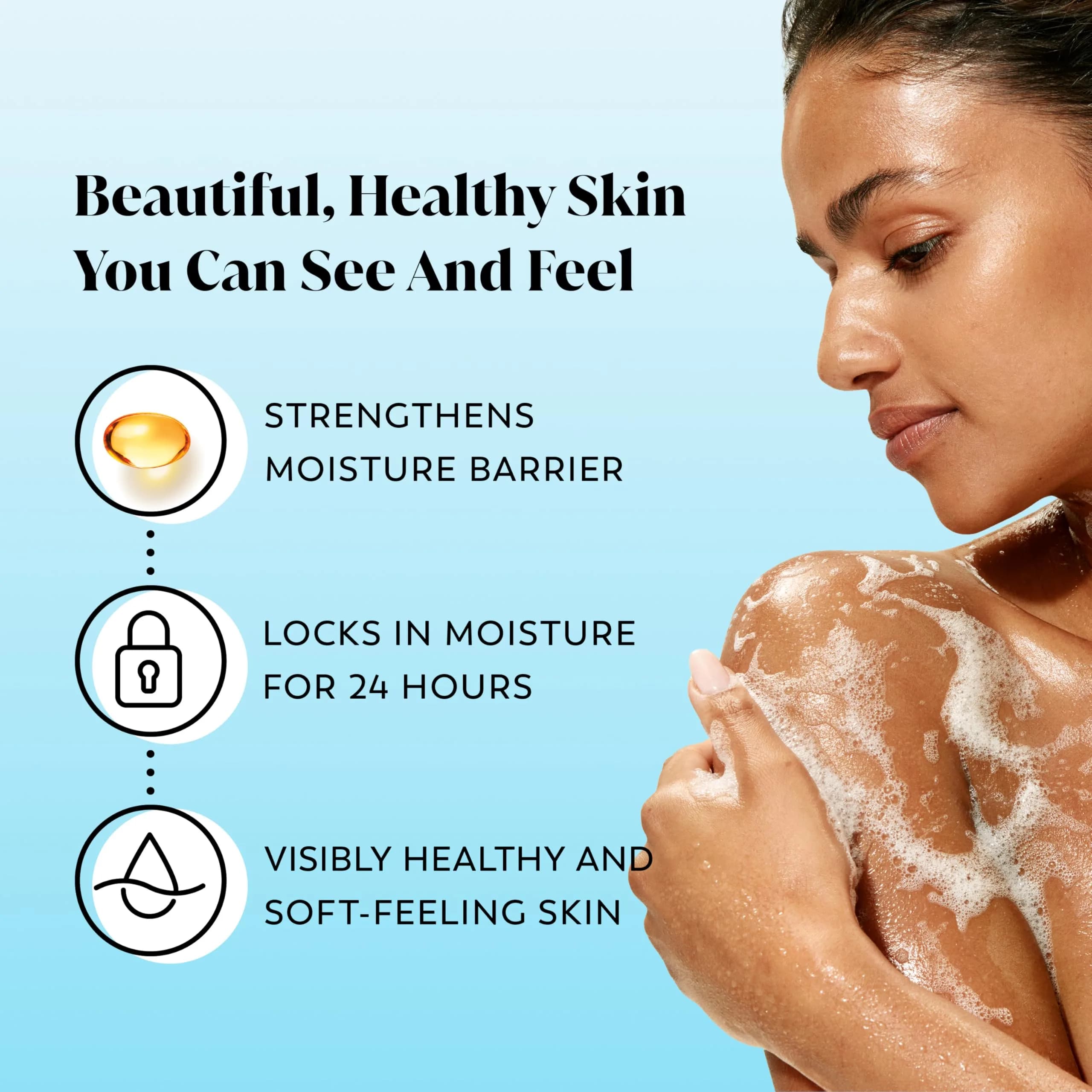 Olay Ultra Moisture Body Wash for Extra Dry Skin 676ml (22 Fl Oz) Pack of 2 | Hydrating & Refreshing with Vitamin B3 Complex - view 2