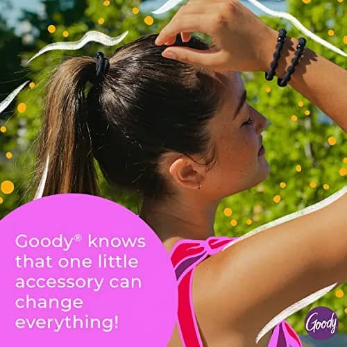 Goody Ouchless Elastic Hair Ties (100 Count, Assorted Neutrals) | Pain-Free Hair Accessories for Fine to Medium Hair thumbnail 4