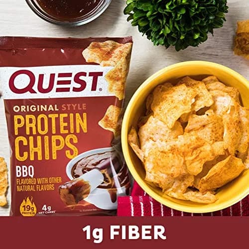 Quest Nutrition BBQ Protein Chips 19g Protein, 4g Net Carb, Gluten Free, 1.1 oz (Pack of 24) | Baked Protein Snack thumbnail 4