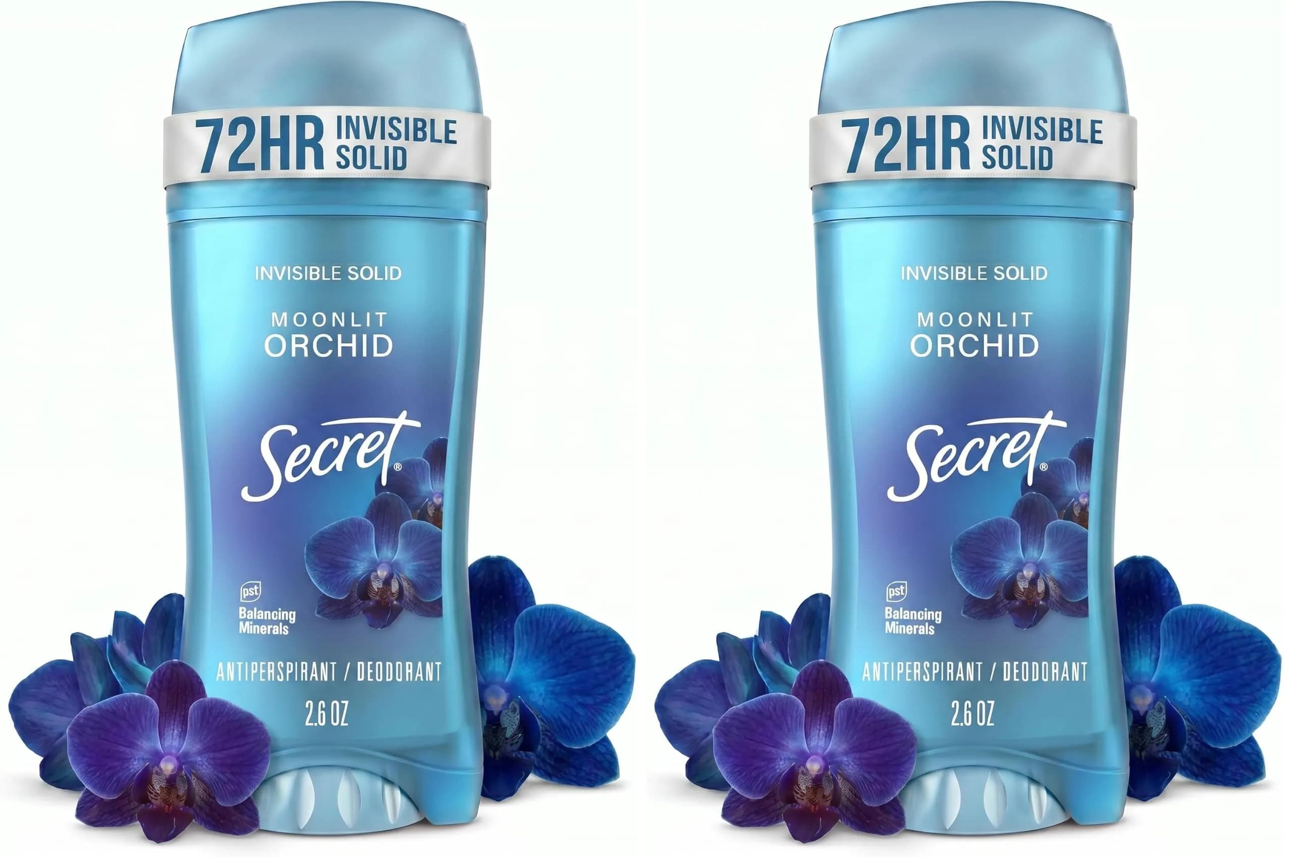 Secret Moonlit Orchid Antiperspirant Deodorant for Women, 2.6 oz (Pack of 2) - main product image