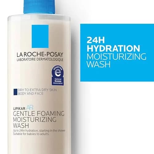 La Roche-Posay Lipikar AP+ Gentle Foaming Moisturizing Wash 800ml (27 Fl Oz) | Accepted by National Eczema Association thumbnail 5