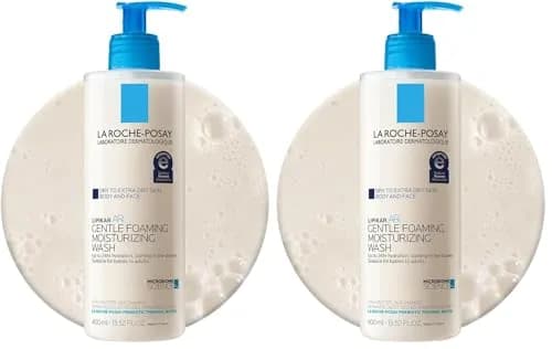 La Roche-Posay Lipikar AP+ Gentle Foaming Moisturizing Wash 800ml (27 Fl Oz) | Accepted by National Eczema Association thumbnail 1