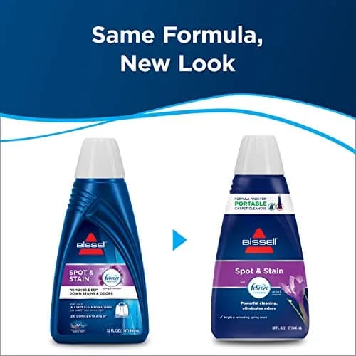 Bissell Spot & Stain with Febreze Freshness Spring & Renewal Formula 1.9 L (64 Fl Oz) | Portable Carpet Cleaner Formula for Tough Stains & Odors thumbnail 8