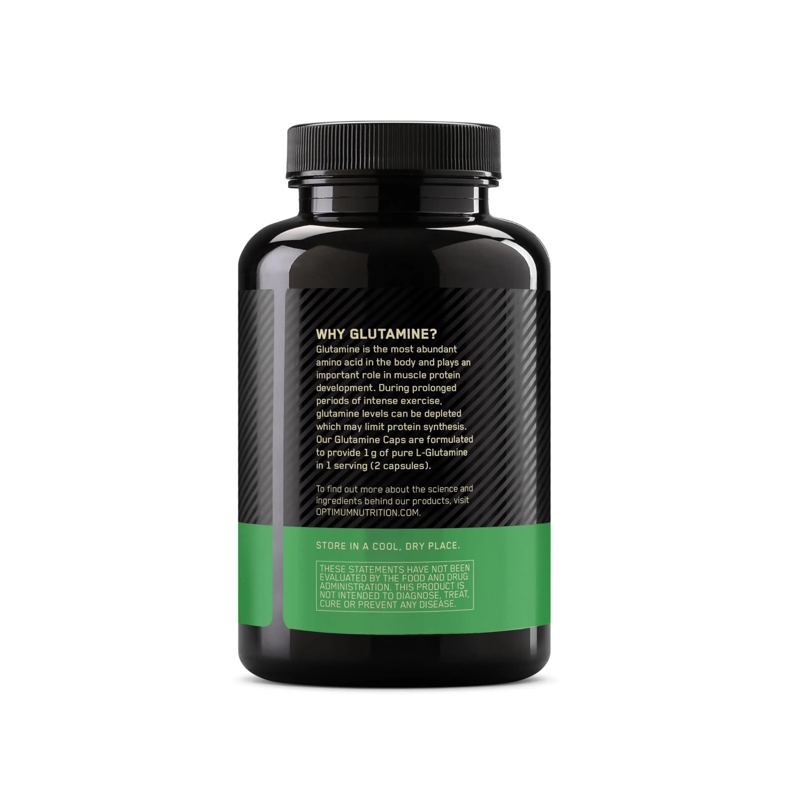 Optimum Nutrition L-Glutamine Muscle Recovery Capsules 1000mg 240 Count (Pack of 2) | High Protein Nutritional Supplement - view 9