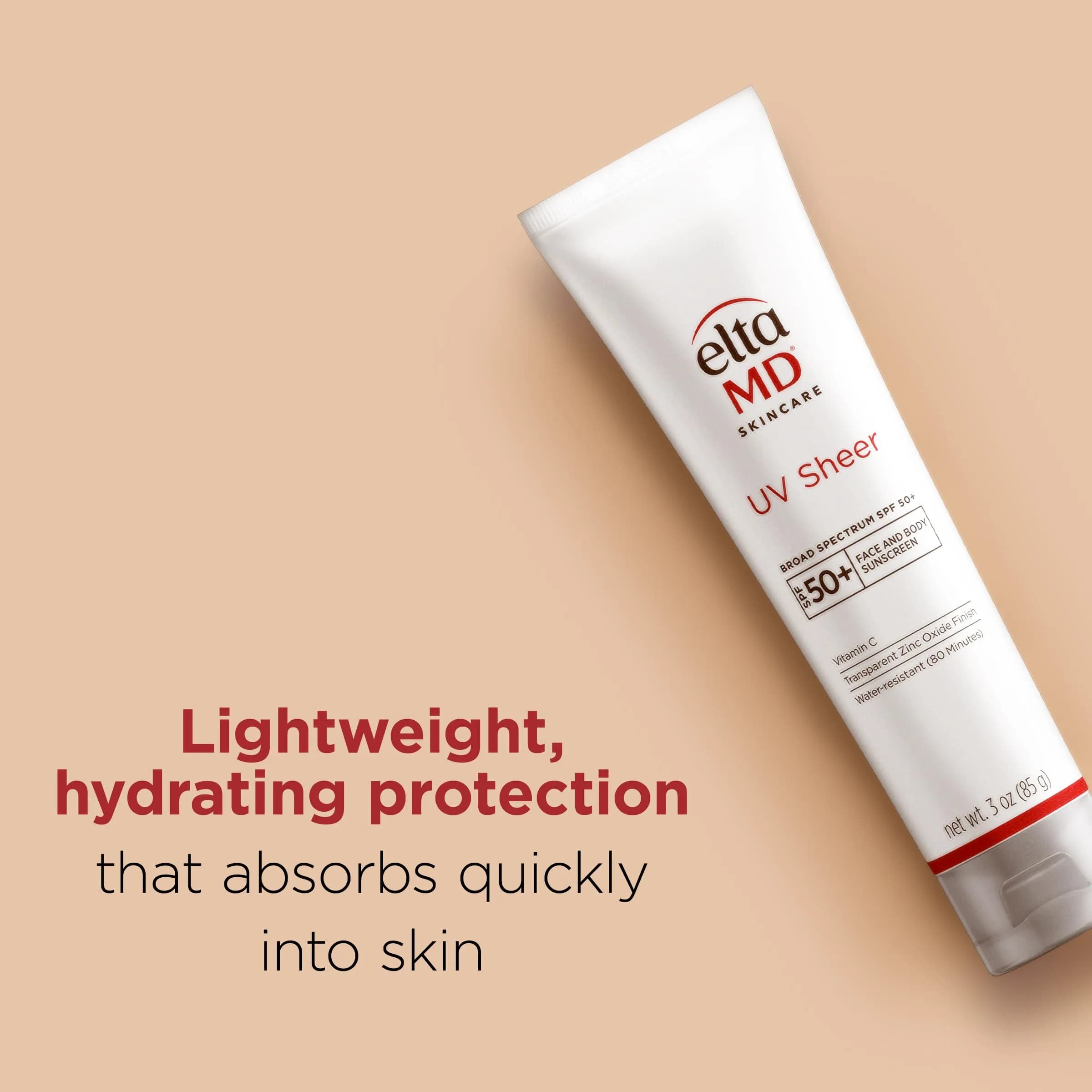 EltaMD UV Sheer SPF 50+ Sunscreen 2x3oz Tube | Oil-Free Face & Body Protection - view 2