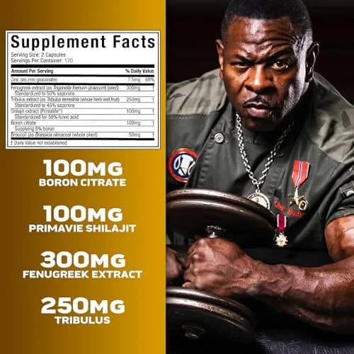 MuscleTech Testosterone Booster for Men, 240 Capsules | Supports Muscle Growth & Energy thumbnail 4
