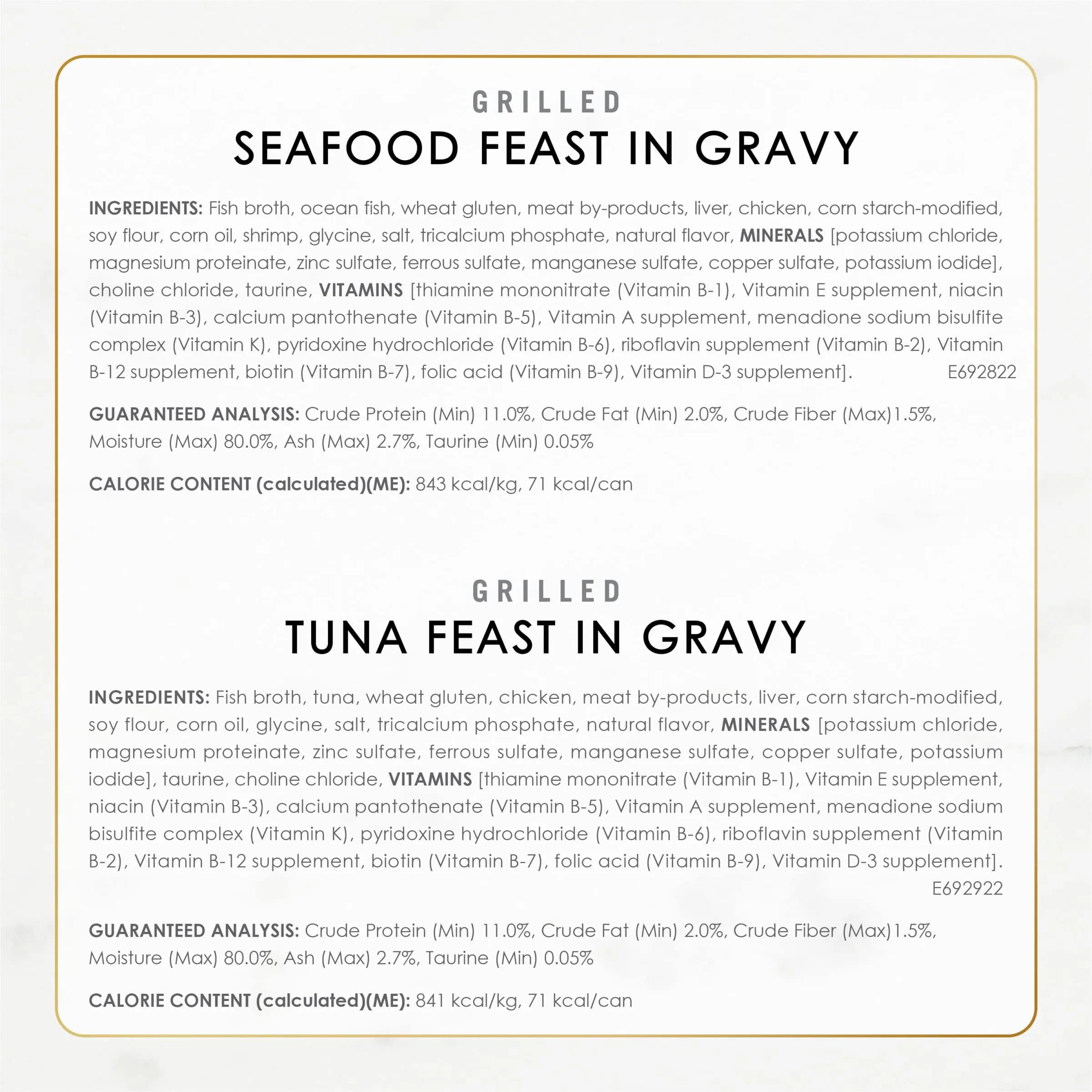 Fancy Feast Grilled Seafood Feast Collection Wet Cat Food 3 oz Cans (Pack of 60) | Complete Nutrition for Adult Cats - view 6