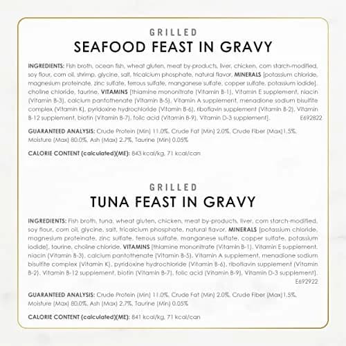 Fancy Feast Grilled Seafood Feast Collection Wet Cat Food 3 oz Cans (Pack of 60) | Complete Nutrition for Adult Cats thumbnail 6
