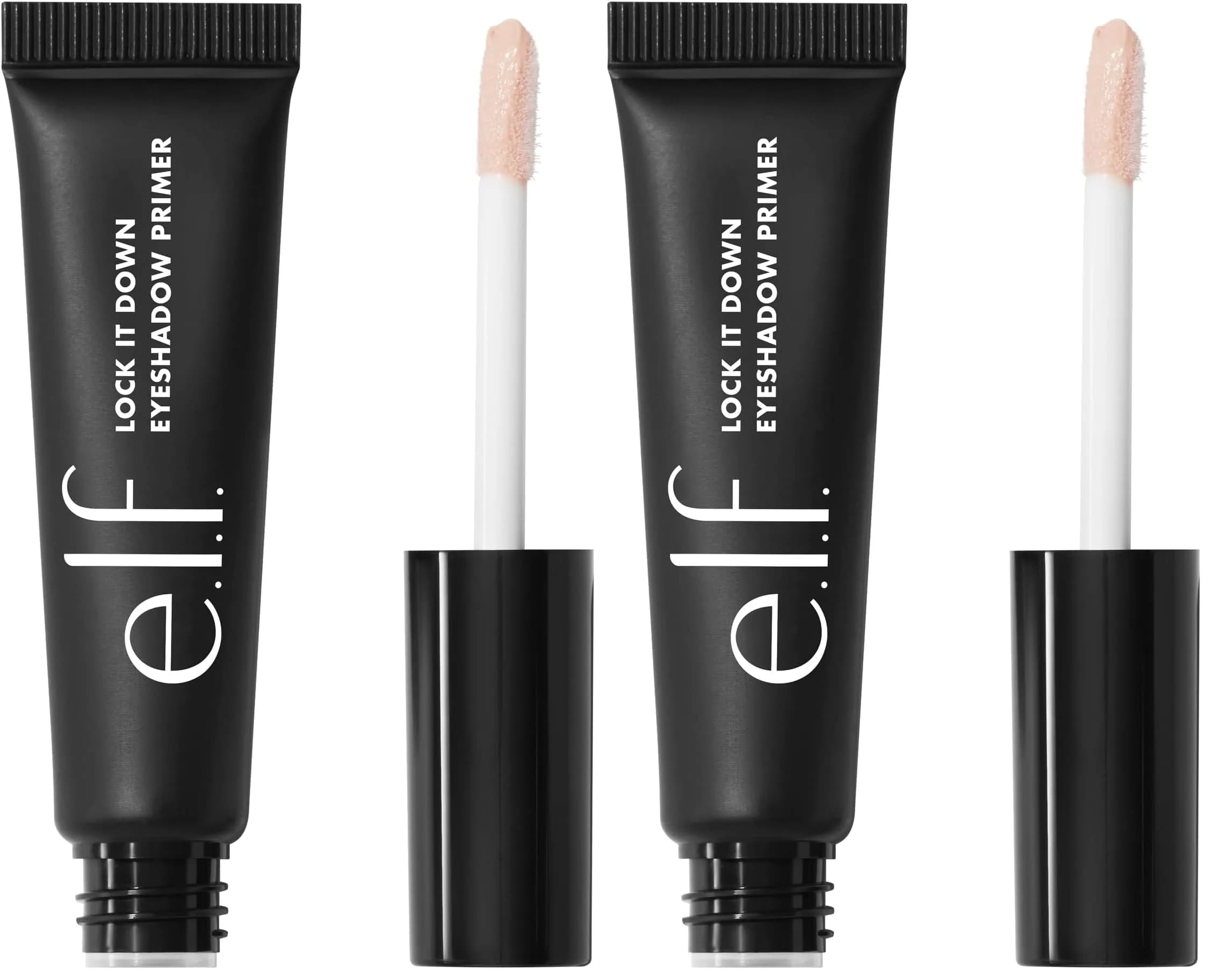 e.l.f. Lock It Down Eyeshadow Primer, Universal Sheer, 2 x 0.23 oz (14ml) | Vegan & Cruelty-Free Makeup Primer - main product image