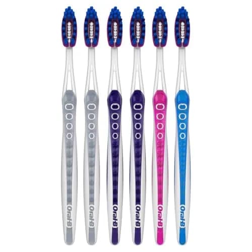 Oral-B 3D White Deep Stain Remover Toothbrushes 6 Count | Removes 90% Surface Stains, Whitens Teeth, Deep Reach, Gentle on Gums thumbnail 8