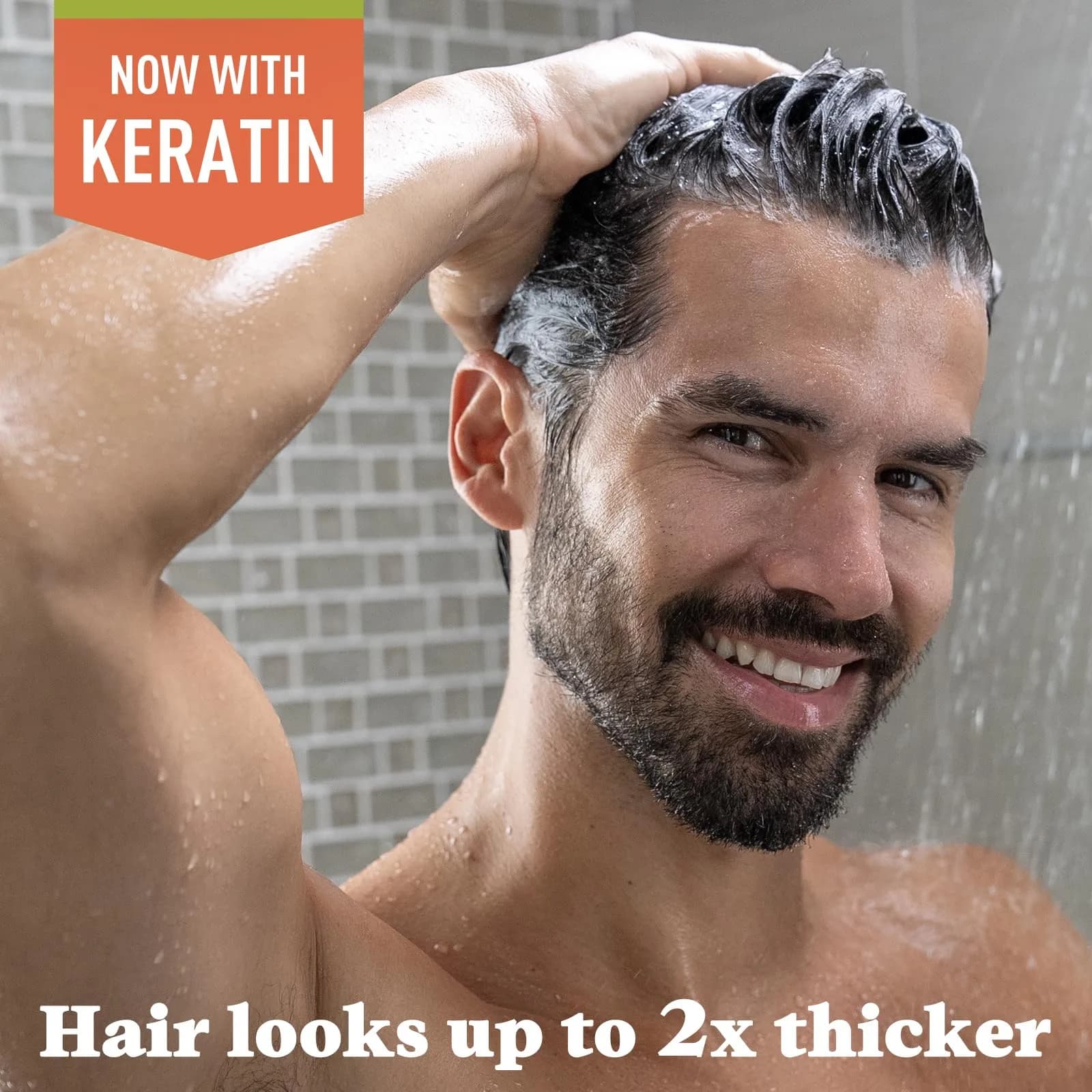 Just for Men Control GX Grey Reducing Beard Wash Shampoo, Gradually Colors Beard, 4 Fl Oz, Pack of 6 - view 2