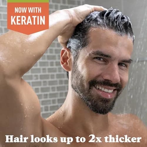 Just for Men Control GX Grey Reducing Beard Wash Shampoo with Keratin, 24 Fl Oz (710ml) | Gradually Colors Mustache and Beard thumbnail 2