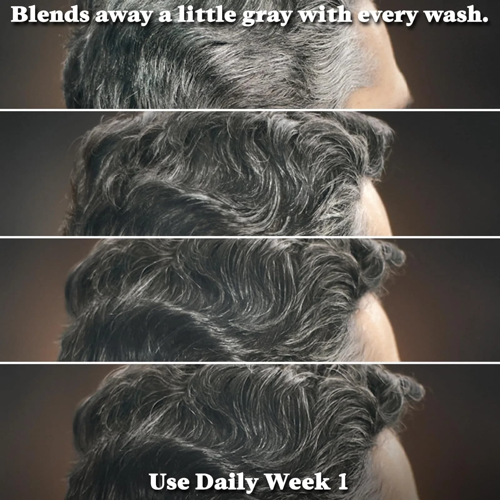 Just for Men Control GX Grey Reducing Beard Wash Shampoo, Gradually Colors Beard, 4 Fl Oz, Pack of 6 - view 3