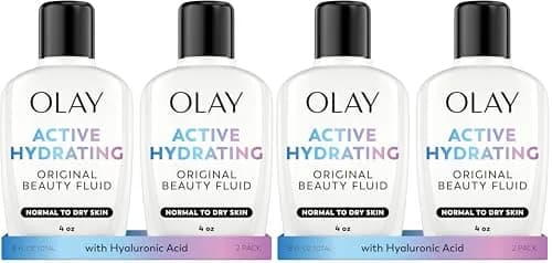 Olay Active Hydrating Beauty Fluid Lotion Original Facial Moisturizer 480ml (16 Fl Oz) | Dermatologically Tested thumbnail 1