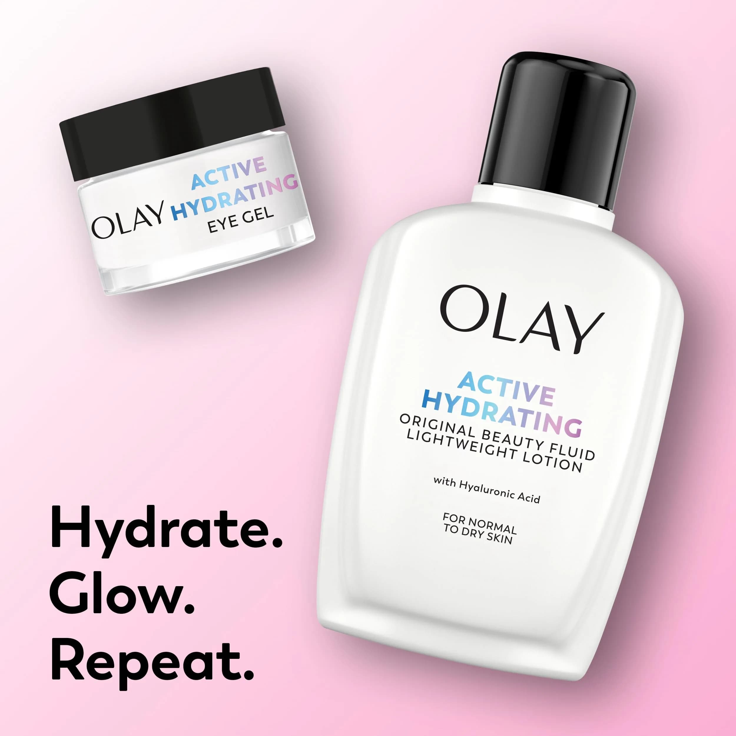 Olay Active Hydrating Beauty Fluid Lotion Original Facial Moisturizer 480ml (16 Fl Oz) | Dermatologically Tested - view 8