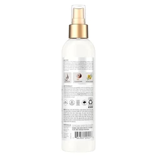 SheaMoisture 100% Virgin Coconut Oil Leave-In Conditioner 473ml (16 Fl Oz) | Hydrates & Controls Frizz thumbnail 2