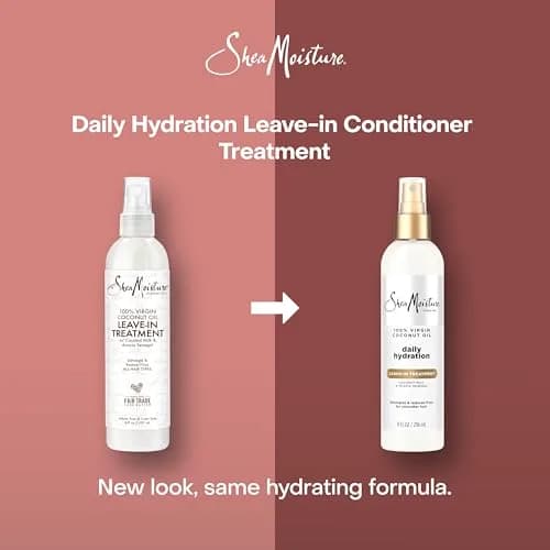 SheaMoisture 100% Virgin Coconut Oil Leave-In Conditioner 473ml (16 Fl Oz) | Hydrates & Controls Frizz thumbnail 3