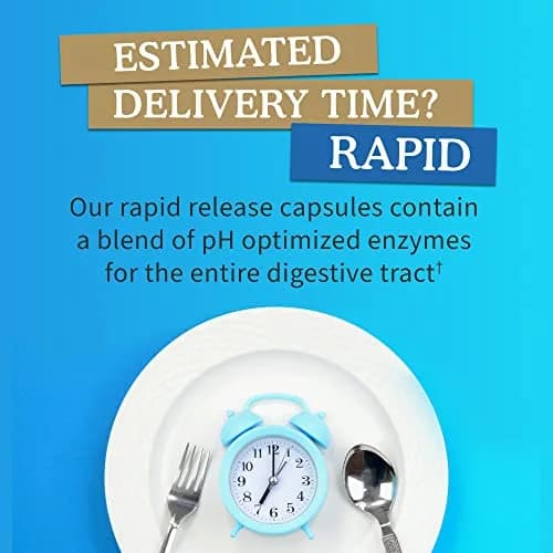 Garden of Life 21 Powerful Digestive Enzymes - Papain, Bromelain, Lipase, Ginger, Turmeric, 180 Capsules (Pack of 2) | Complete Digest Support thumbnail 4