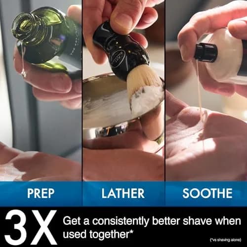 The Art of Shaving Lavender Shaving Cream for Men - Beard Care, Protects Against Irritation and Razor Burn, Clinically Tested for Sensitive Skin, 296ml (10 Fl Oz) thumbnail 5
