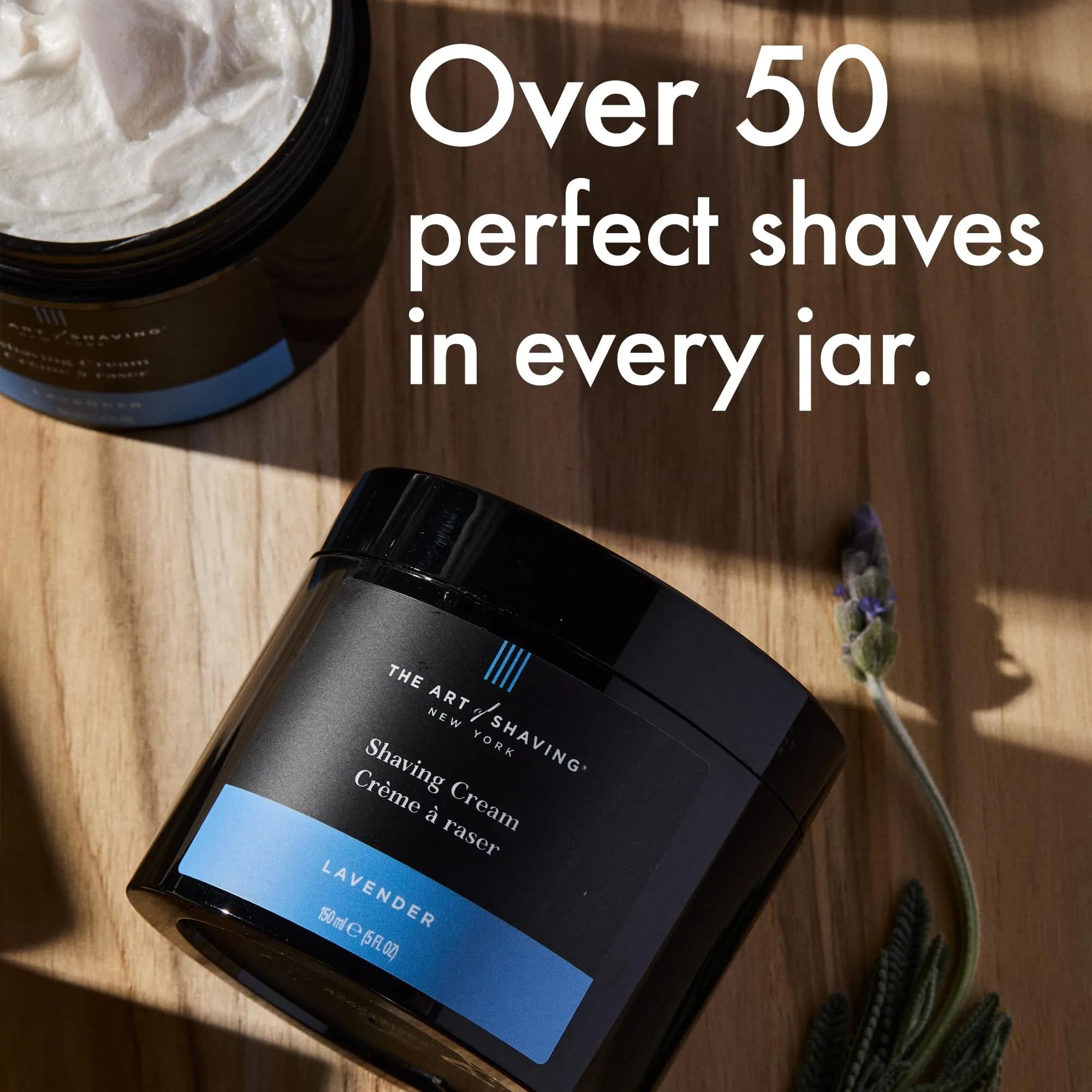 The Art of Shaving Lavender Shaving Cream for Men | 5 Fl Oz (Pack of 2) - Soothes & Protects - view 4