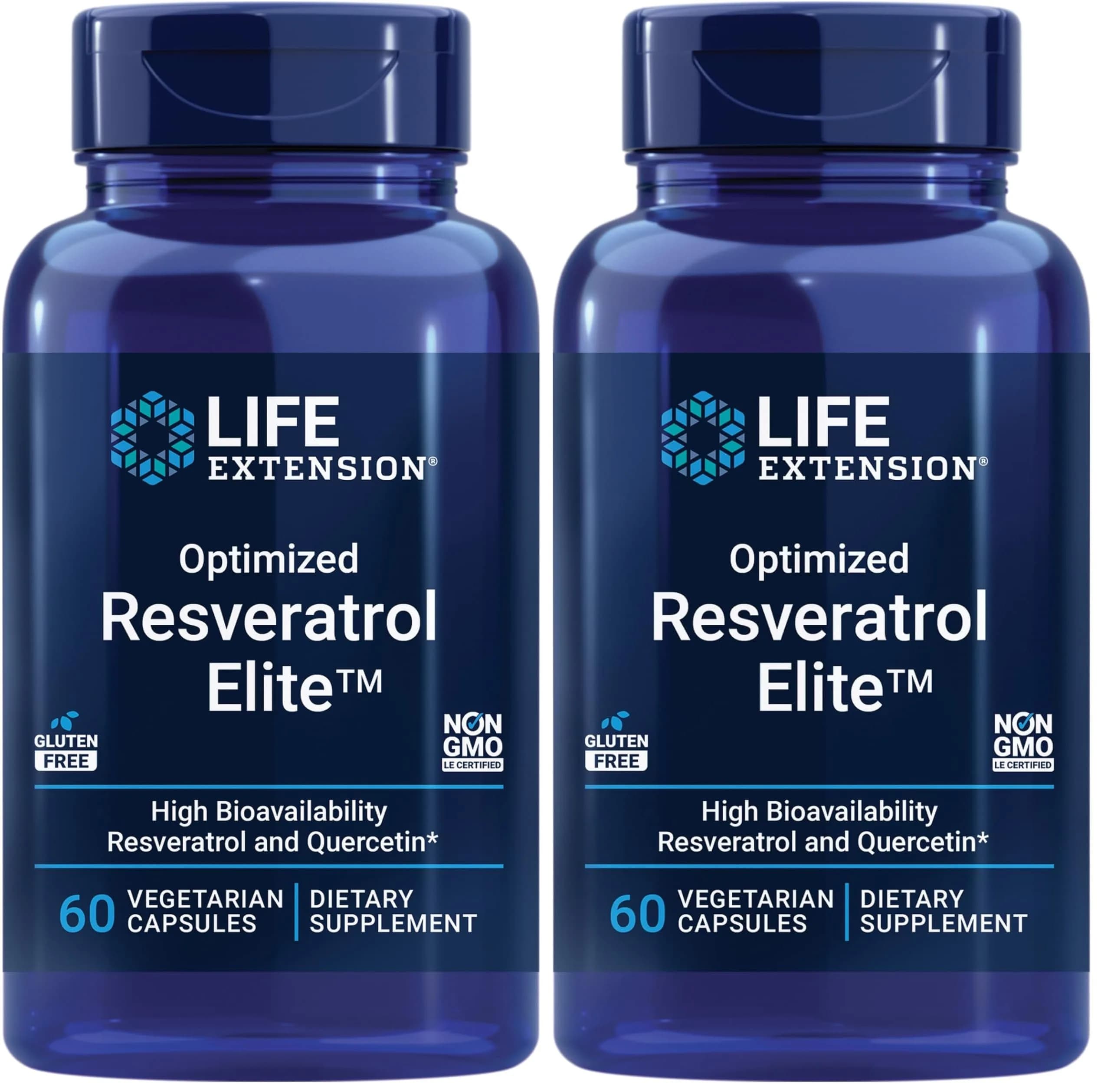 Life Extension Optimized Resveratrol Elite 60 Capsules | Supports Healthy Aging & Heart Health