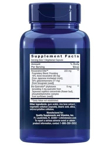 Life Extension Optimized Resveratrol Elite 60 Capsules | Supports Healthy Aging & Heart Health thumbnail 2