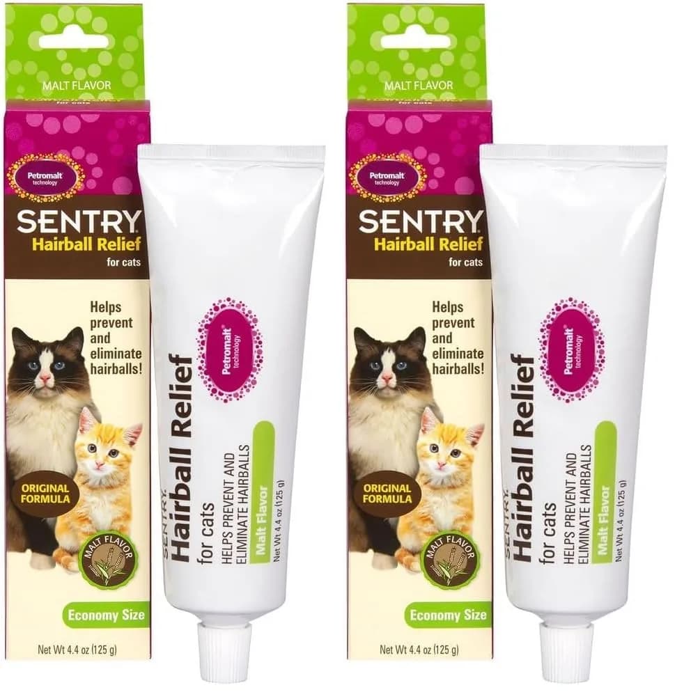 Sentry Pet Care Hairball Relief for Cats, Malt Flavor, 8.8 oz (255 ml) | Prevents & Eliminates Hairballs