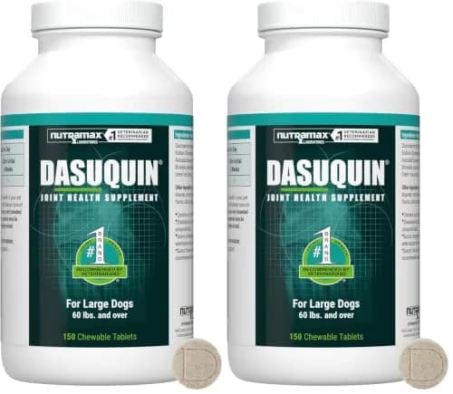 Nutramax Dasuquin for Large Dogs, Joint Health Supplement, Glucosamine, Chondroitin, ASU, 300 Chewable Tablets | Vet Recommended for Large Breed Dogs thumbnail 1